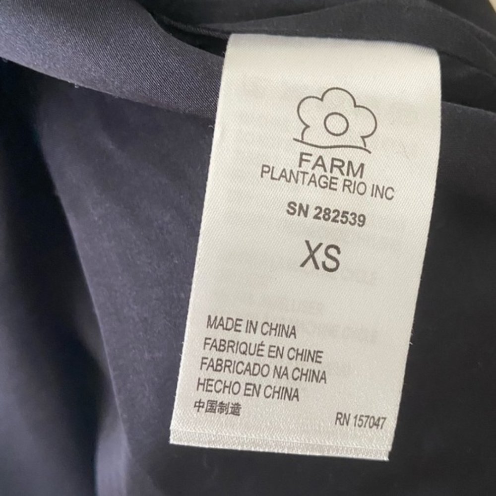Farm Rio Mixed Banana Mini Wrap Dress - Picture 4 of 12